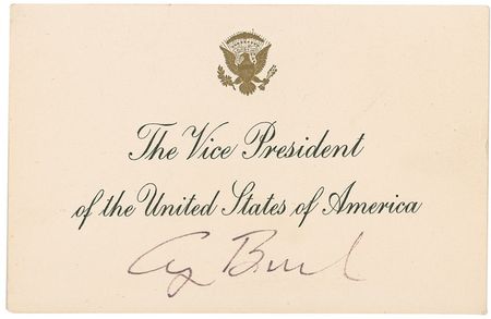 Lot #11 George Bush Signatures - Image 2