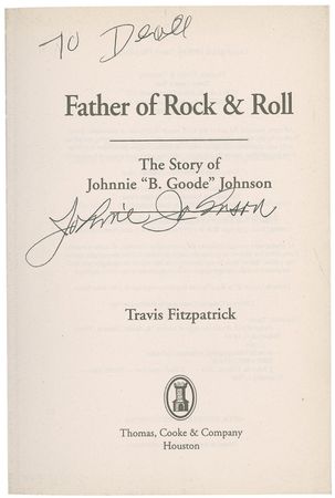 Lot #804 Johnnie Johnson Book - Image 1