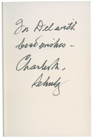 Lot #683 Charles Schulz Book - Image 1