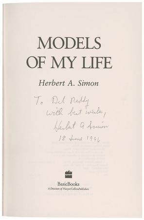 Lot #265 Herbert Simon - Image 1
