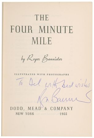 Lot #1287 Roger Bannister Book - Image 1