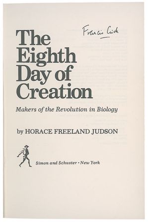 Lot #181 DNA: Francis Crick Book - Image 1