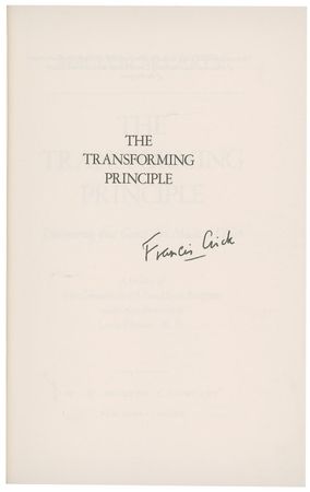 Lot #182 DNA: Francis Crick Book - Image 1