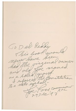 Lot #314 Joe Foss - Image 1