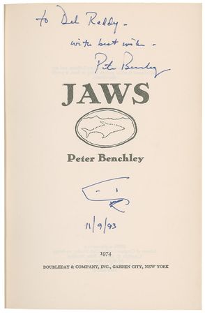 Lot #520 Peter Benchley Book - Image 1