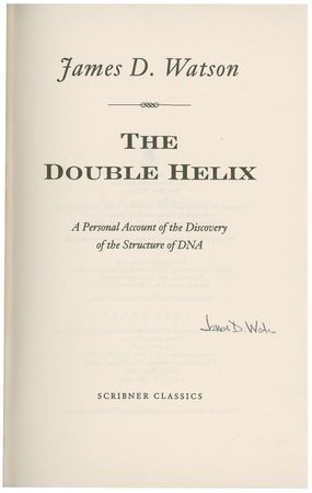 Lot #185 DNA: James D. Watson Book - Image 1