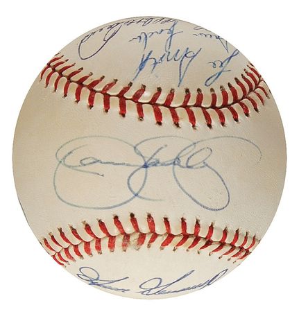 Lot #1320 Baseball: 300 Saves Club Baseball - Image 2