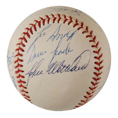 Lot #1320 Baseball: 300 Saves Club Baseball - Image 4