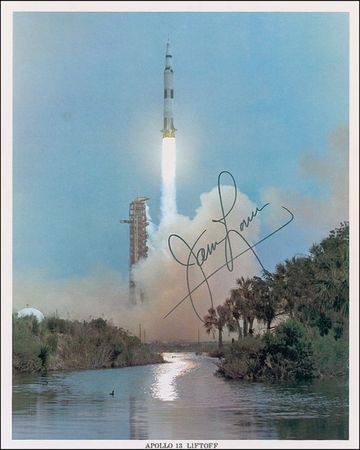 Lot #448 James Lovell Signed Photographs - Image 1