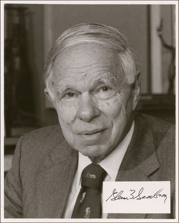 Lot #262 Glenn Seaborg - Image 1