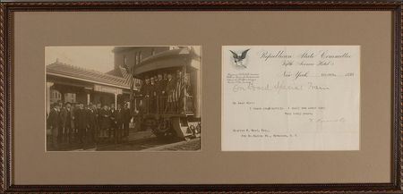 Lot #124 Theodore Roosevelt Typed Letter Signed - Image 1
