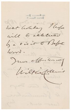 Lot #532 Wilkie Collins Handwritten Letter Signed - Image 2
