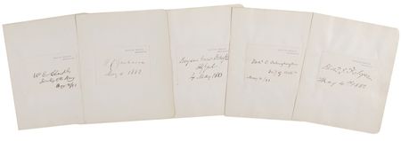 Lot #3 Chester A. Arthur and Cabinet Signatures - Image 2