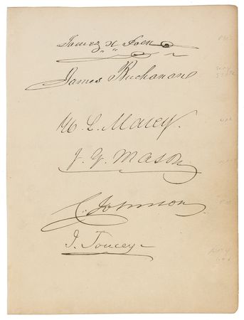Lot #5 James Buchanan and James K. Polk: Polk,