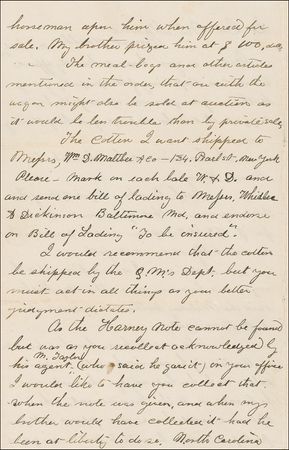 Lot #173 Clara Barton: The Red Cross founder and witness to some of the Civil War?s most horrific battles addresses the value of Confederate dollars - Image 2