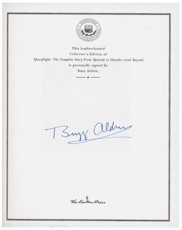 Lot #412 Buzz Aldrin Book - Image 1