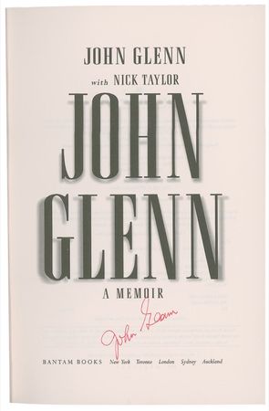 Lot #457 John Glenn Book - Image 2