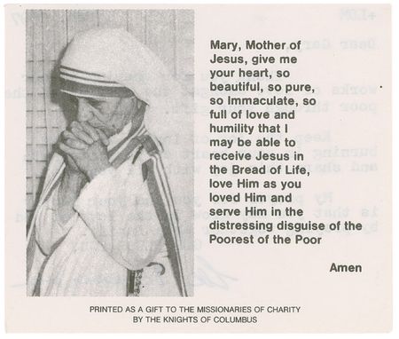 Lot #285 Mother Teresa Typed Letter Signed - Image 2