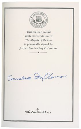 Lot #330 Supreme Court: Sandra Day O’Connor Book - Image 2