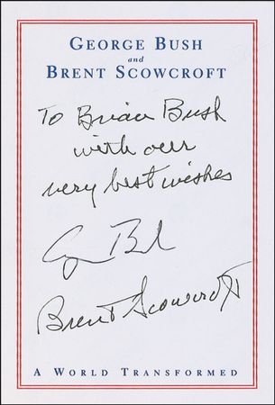 Lot #12 George and George W. Bush Bookplates