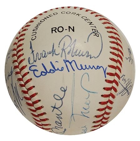 Lot #1377 Baseball: 500 Home Run Club: Heavy-hitting 500 Home Run Club - Image 1