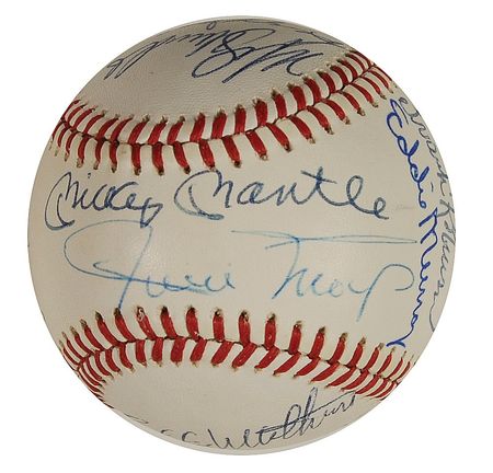 Lot #1377 Baseball: 500 Home Run Club: Heavy-hitting 500 Home Run Club - Image 2