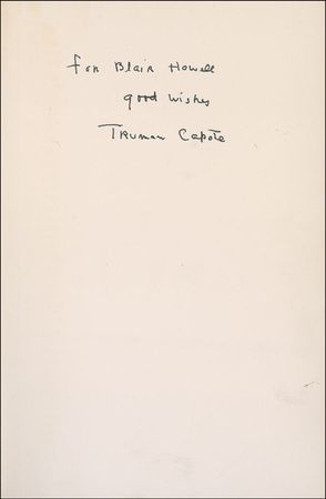 Lot #520 Truman Capote Book - Image 1