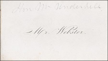 Lot #346 Daniel Webster Handwritten Letter Signed - Image 2