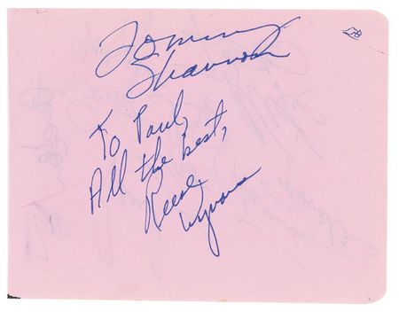Lot #964 Stevie Ray Vaughan and Double Trouble Signatures - Image 2