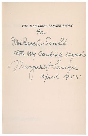 Lot #315 Margaret Sanger Book - Image 1