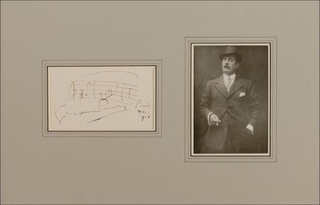 Lot #714 Giacomo Puccini: Robust quote from the iconic ‘La boheme’ - Image 1