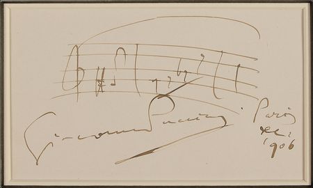 Lot #714 Giacomo Puccini: Robust quote from the iconic ‘La boheme’ - Image 2