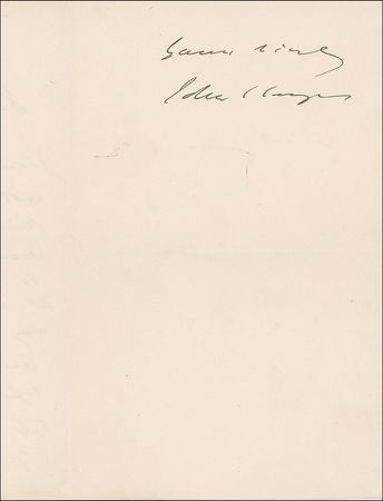 Lot #614 John Singer Sargent: “At the risk of repetition let me tell you how glad I shall be to come” - Image 2