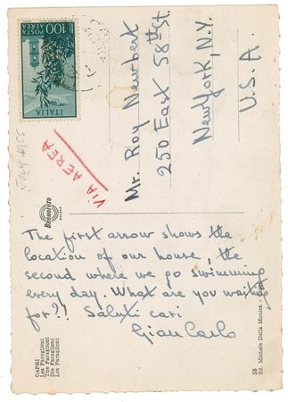 Lot #876 Gian Carlo Menotti - Image 1