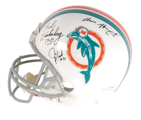 Lot #1531 Miami Dolphins: 1972 Perfect Season Football Helmet - Image 1
