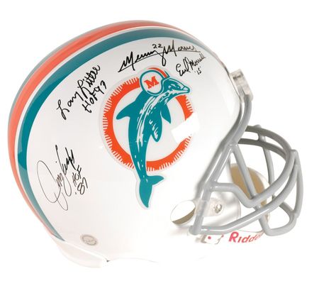 Lot #1531 Miami Dolphins: 1972 Perfect Season Football Helmet - Image 2