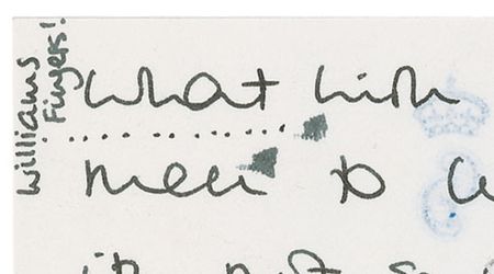 Lot #212 Diana: In a pristine letter, tainted only by the playful inclusion of the prints of ?William?s Fingers!,? Diana jubilantly talks of her five year anniversary?and the ?two little men? who keep her busy - Image 3