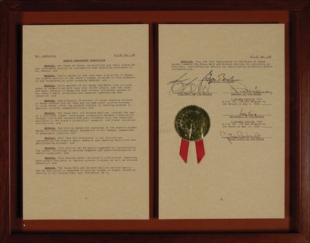 Lot #16 George W. Bush: In a scarce gubernatorial