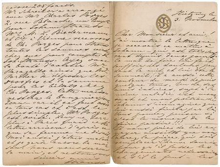 Lot #717 Jetty Strauss Handwritten Letter Signed - Image 2