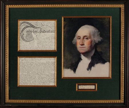 Lot #165 George Washington: Presentable and nearly-full signature of the first president - Image 1