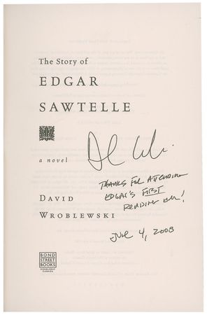 Lot #647 David Wroblewski Book - Image 1