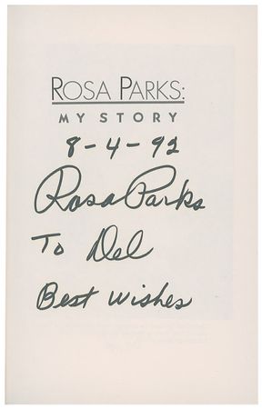 Lot #296 Rosa Parks Book - Image 1