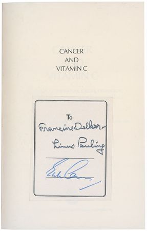 Lot #298 Linus Pauling Book - Image 1