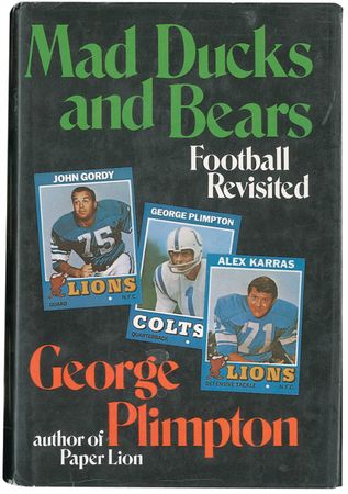 Lot #1558 George Plimpton and the Detroit Lions Book - Image 2