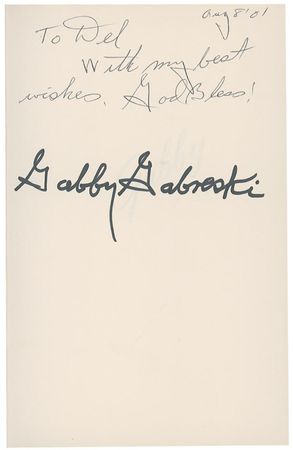Lot #366 Gabby Gabreski Book - Image 1