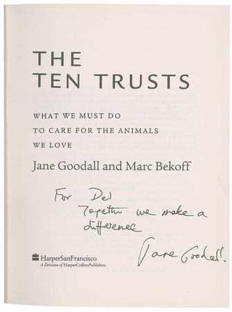 Lot #241 Jane Goodall Books - Image 1