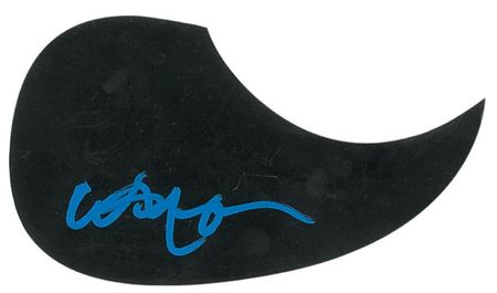 Lot #883 Willie Nelson Signed Photograph and Pickguard - Image 2
