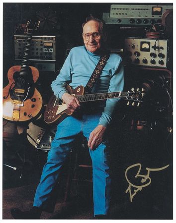 Lot #892 Les Paul Signed Photographs - Image 1