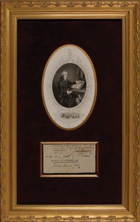 Lot #246 John Hancock: Bold Revolutionary War-dated Hancock - Image 1