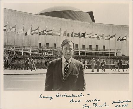 Lot #10 George Bush Signed Photograph